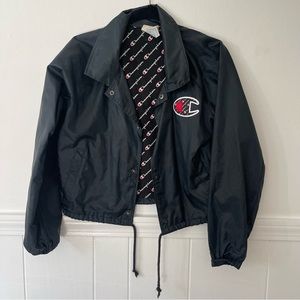 Champion cropped light weight windbreaker